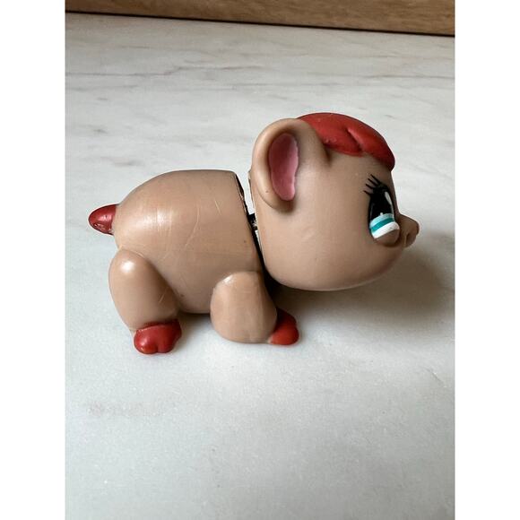 Littlest Pet Shop Brown Blue Eyes Guinea Pig #1193 LPS 2007 - Picture 6 of 6